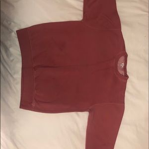 Salmon pink crewneck sweatshirt